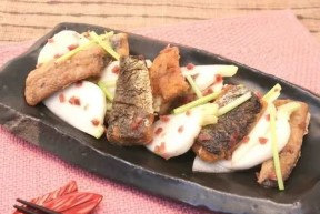 いわしとかぶの和風梅マリネ