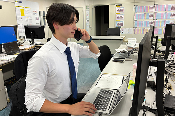 1日のスケジュールの様子